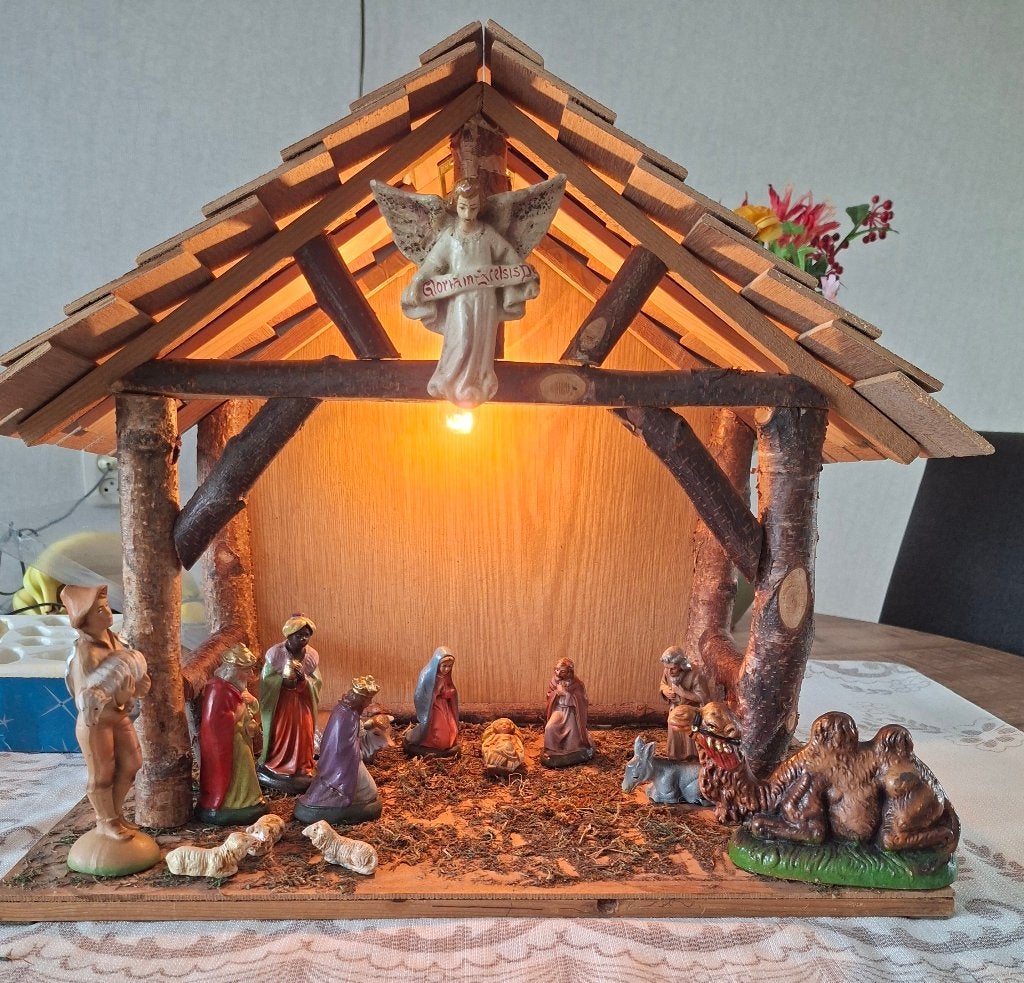 Kerststal groot, Ophalen, Zo goed als nieuw