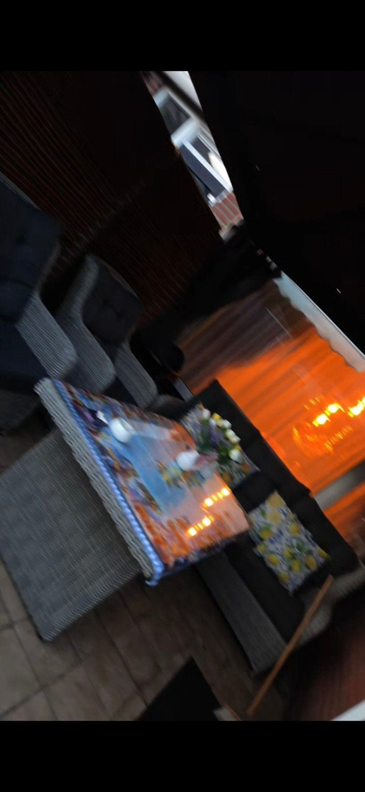 Comfortabele Wicker Loungeset met Kussens, Ophalen, Gebruikt, Wicker, Eettafel