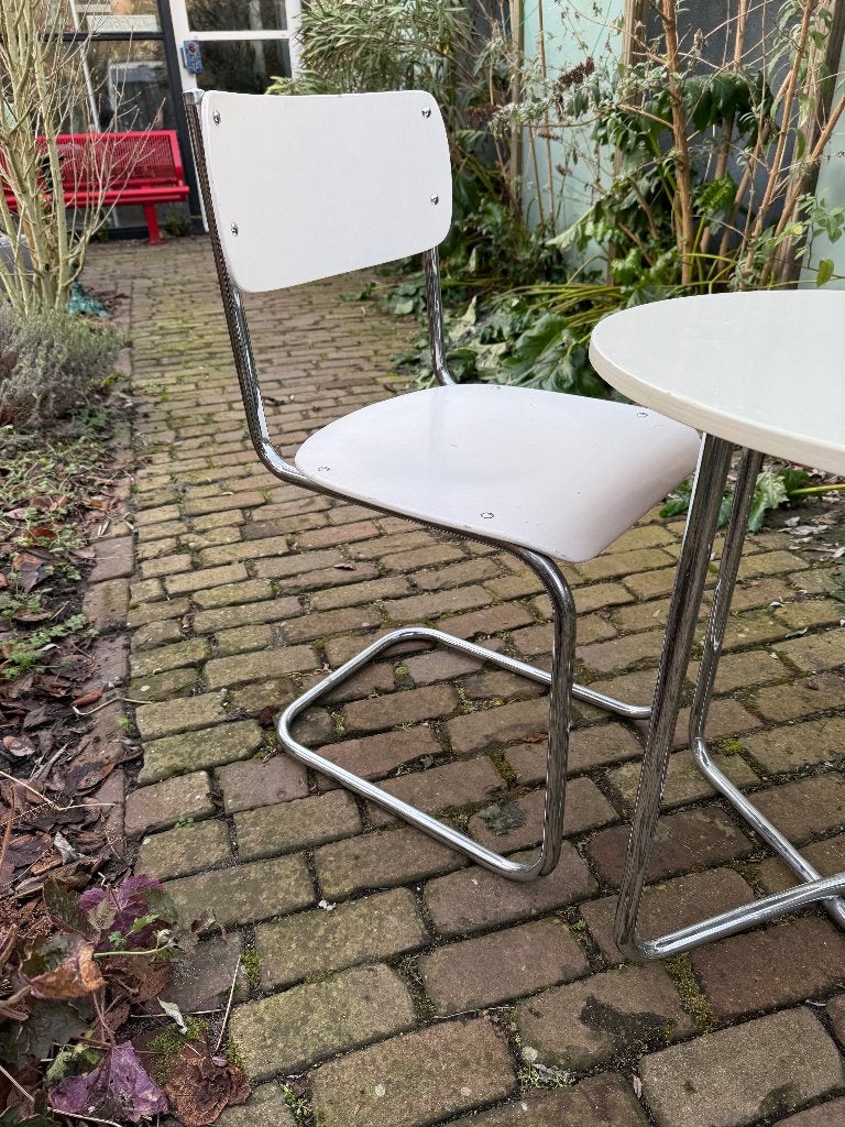 Auping 584/656 Ben Reynsdorp slaapkamer setje zitje, Ophalen, Gebruikt, Twee, Wit