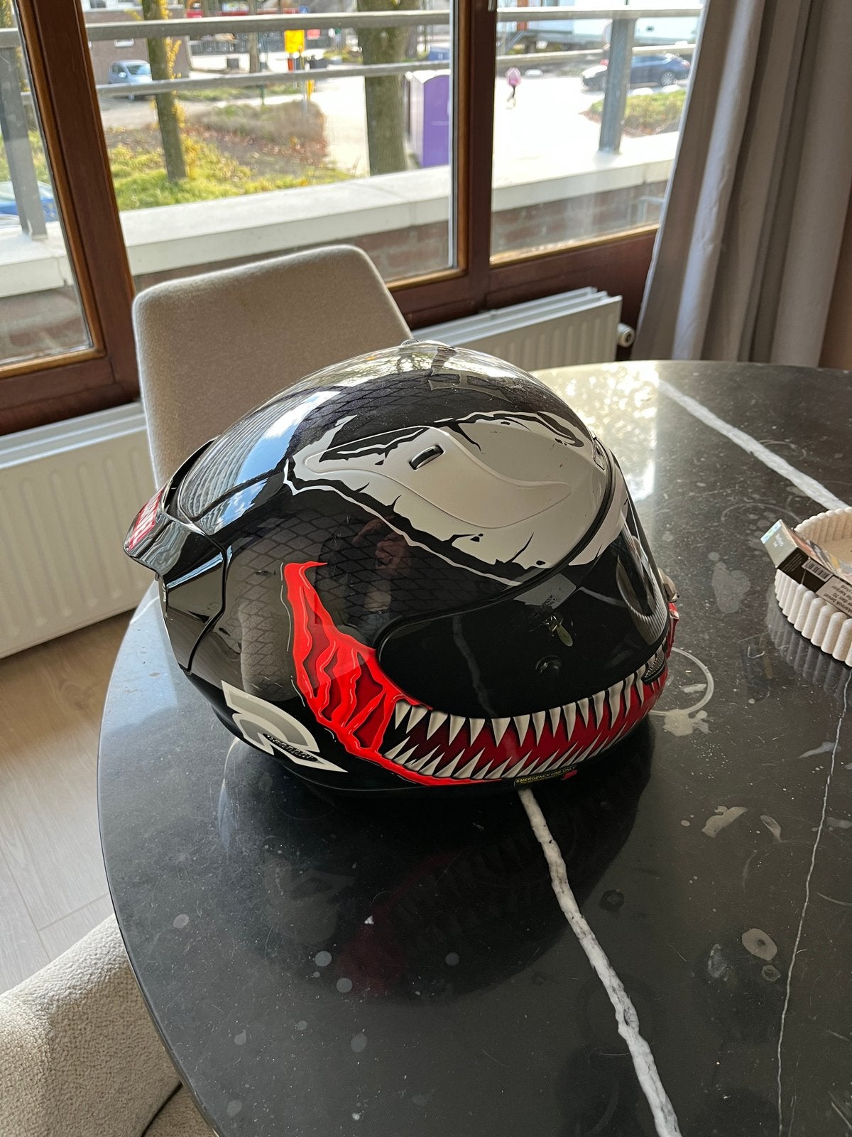 Limited Edition Marvel Venom Motorhelm - Maat M, M, Heren, Integraalhelm, Tweedehands