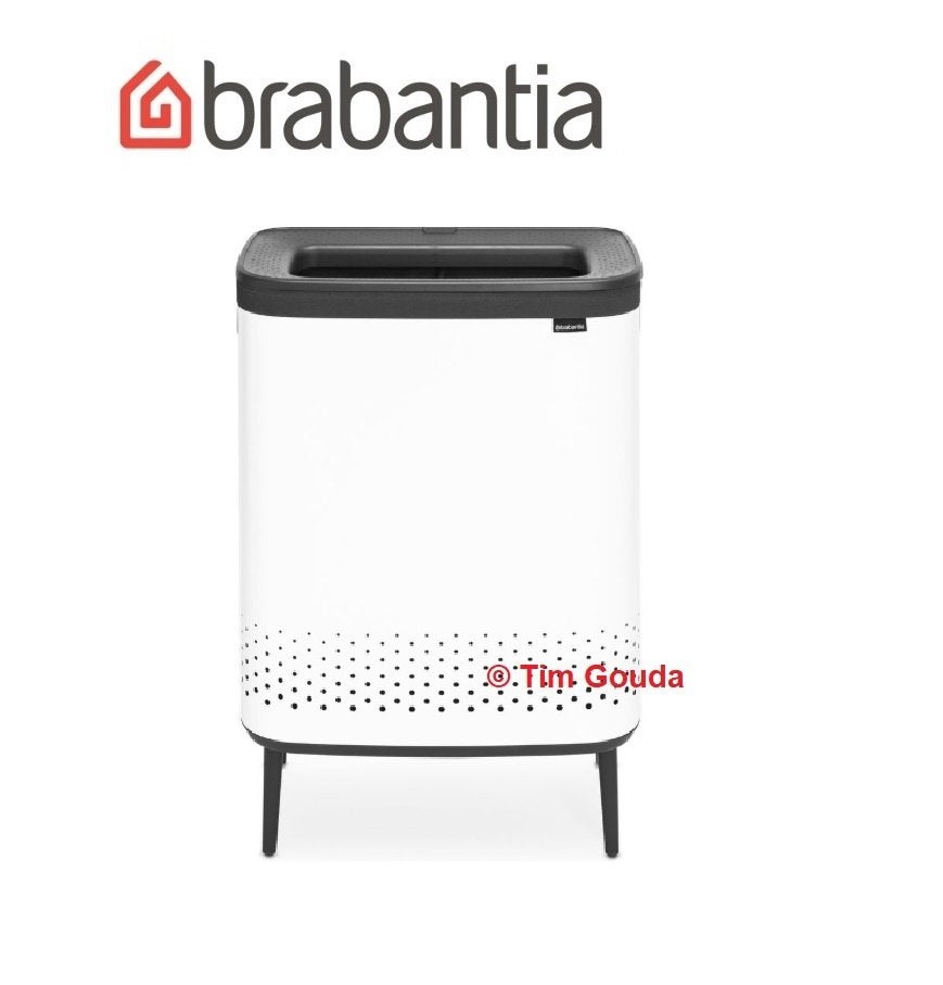 ✅ Brabantia Bo Hi Wasbox 2 x 45 liter Wit - NIEUW, 40 liter of meer, Ophalen of Verzenden, Nieuw, Kunststof