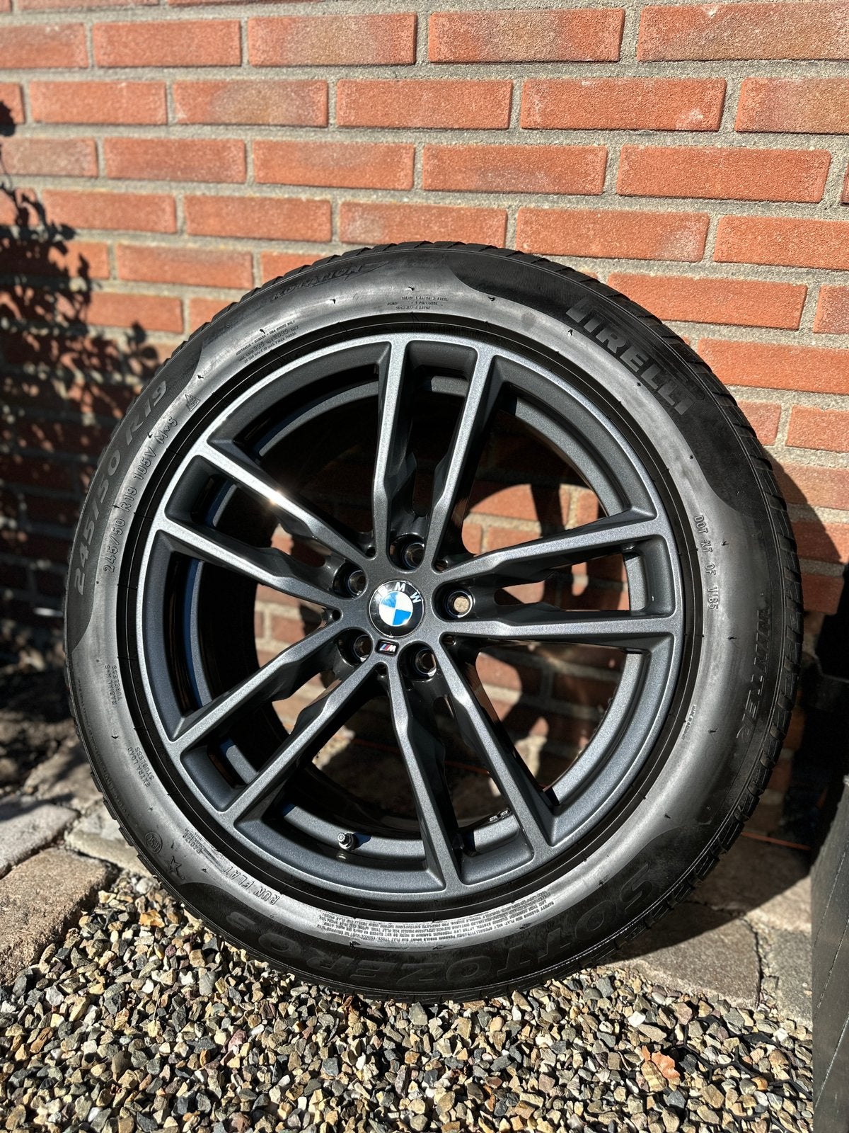 Originele BMW X3 G01 / X4 G02 19 inch 698M velgen winterband, 255 mm, Banden en Velgen, Winterbanden, Ophalen