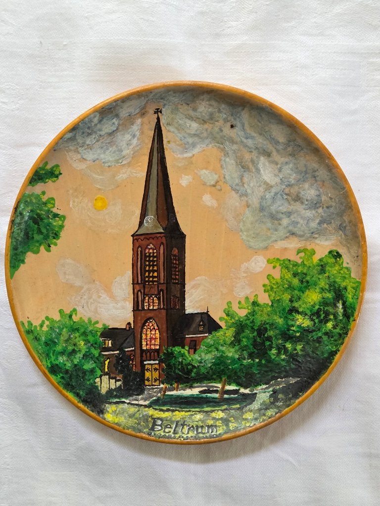 Wandbord R.K. Onze Lieve Vrouw ten Hemelopnemingkerk Beltrum, Ophalen of Verzenden