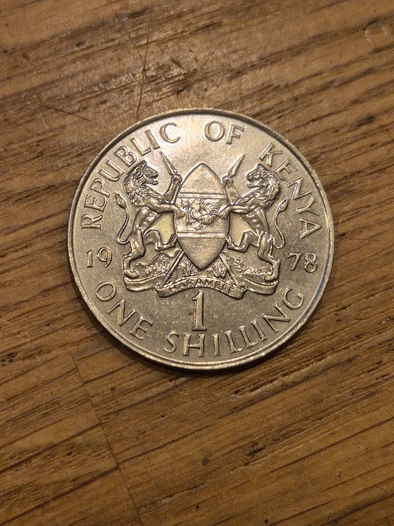 Kenia - 1 Shilling 1978, Verzenden, Overige landen, Losse munt