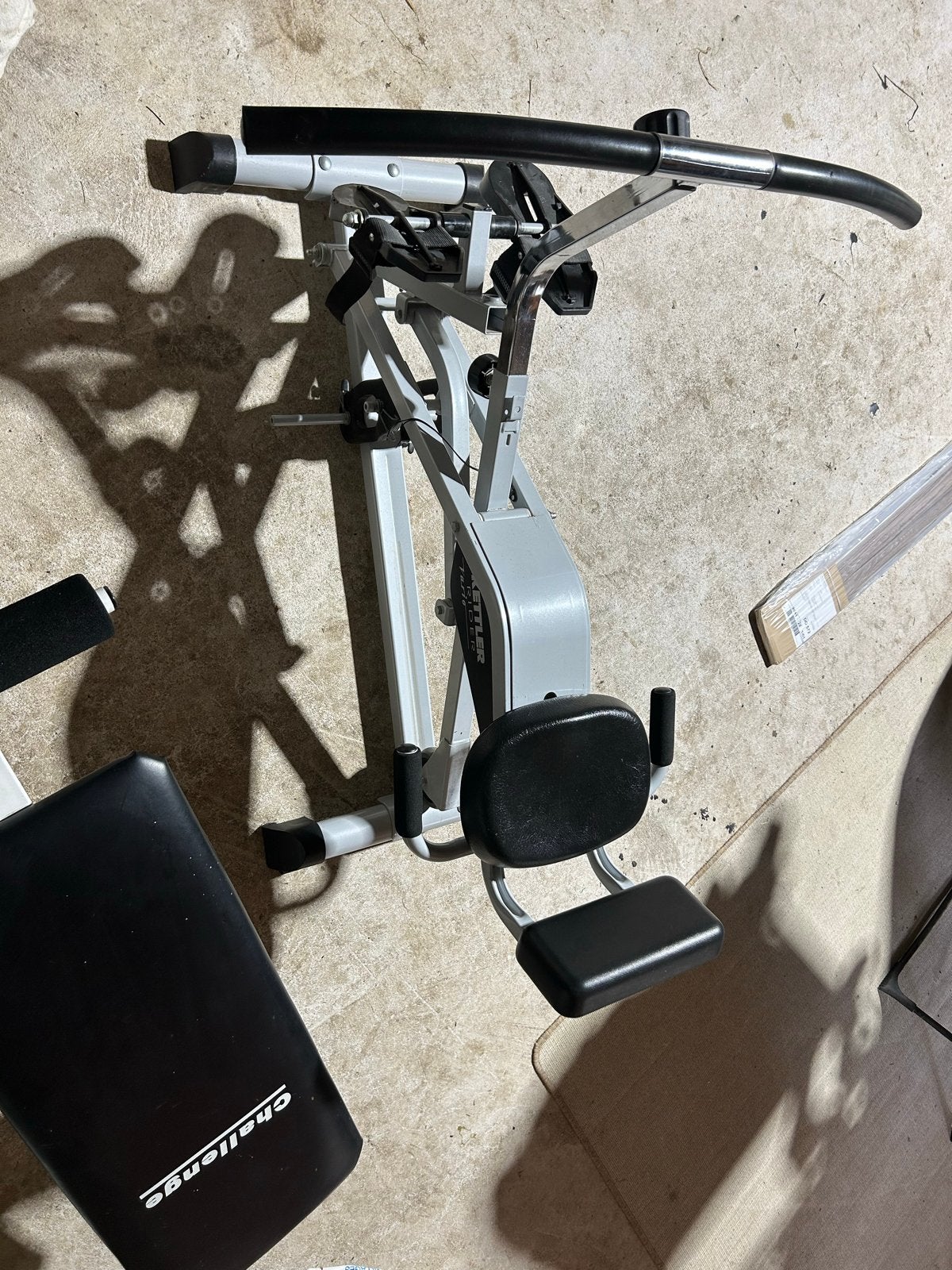 Kettler Rider Vario & Challenge buikspierbank, Ophalen, Gebruikt, Krachtstation, Armen