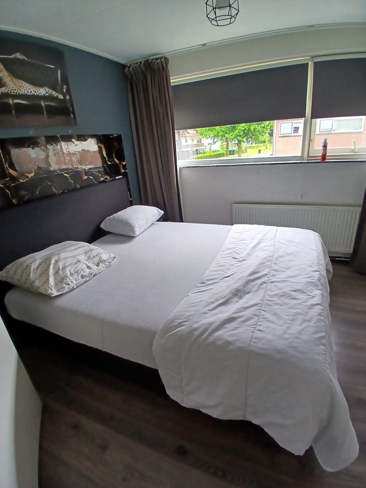 Boxspring 160x200 Zwart, Ophalen, Gebruikt, Zwart, Tweepersoons