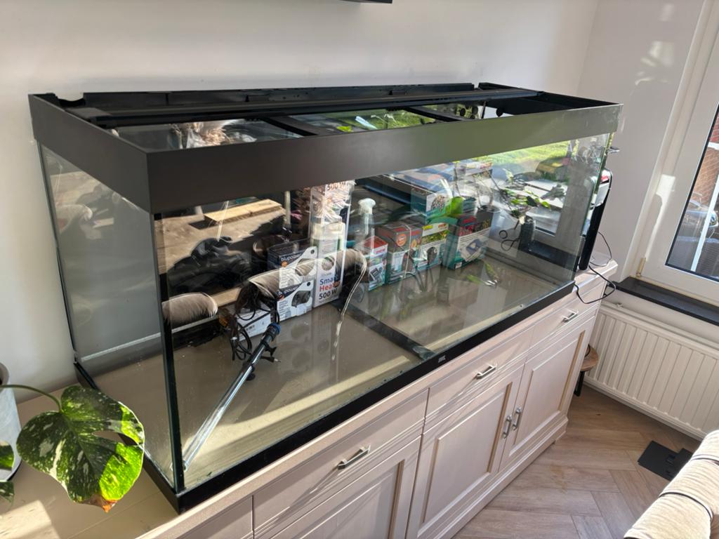 Juwel 450L + Chihiros WRGB + Dennerle evo deluxe, Dieren en Toebehoren, Vissen | Aquaria en Toebehoren, Ophalen, Inclusief deksel