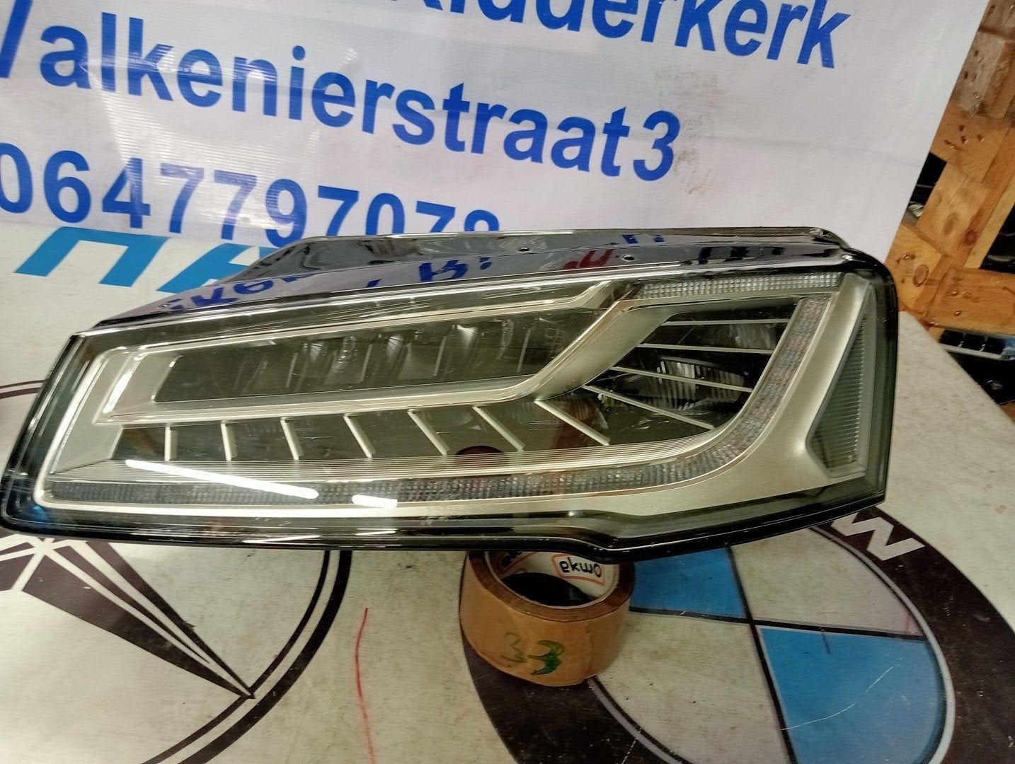 Audi A8 4H0941035 Koplamp Links, Gebruikt, -, -, -