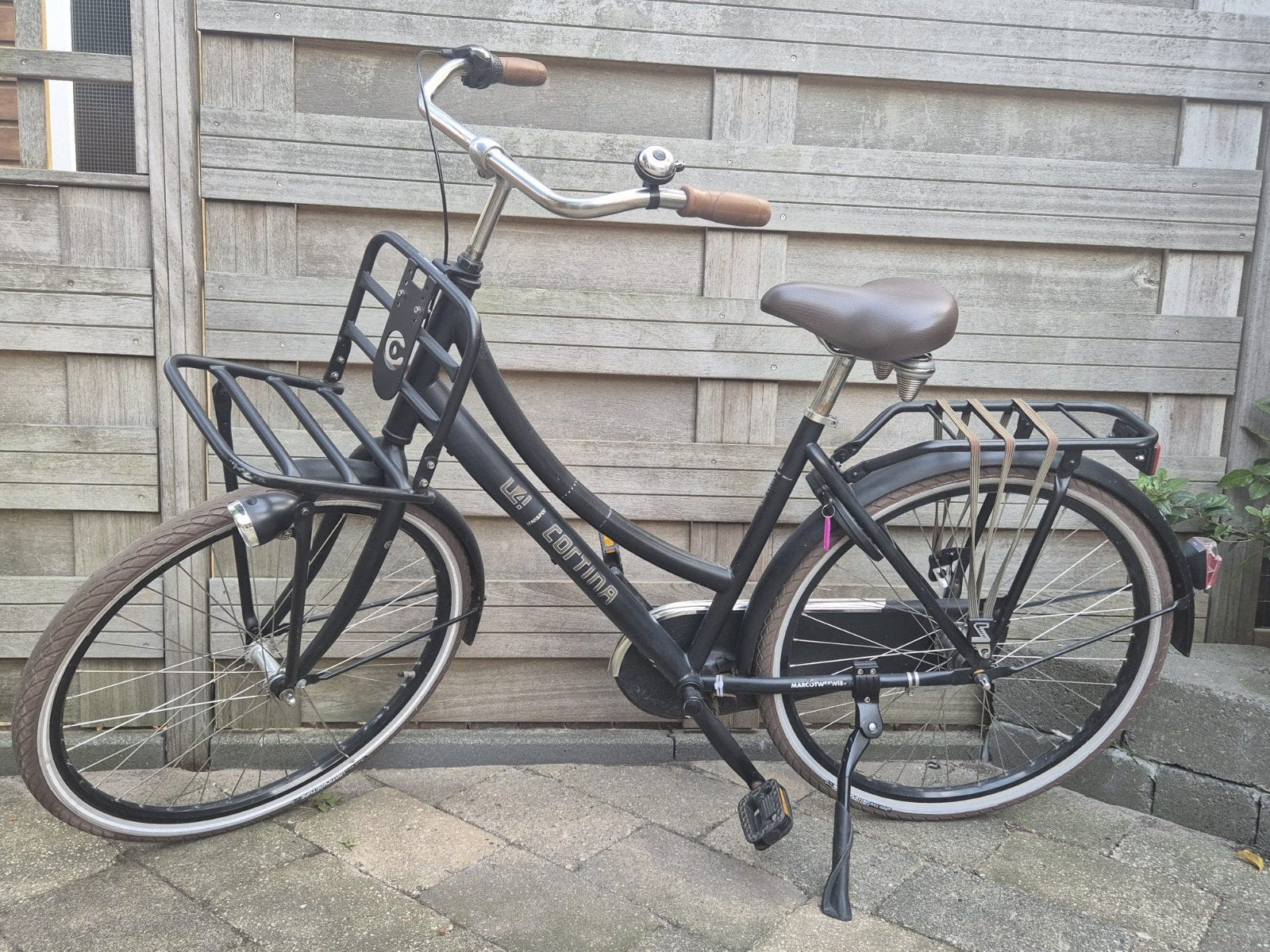 Cortina U4 transportfiets met 3 versnellingen framemaat 47cm, Ophalen, Terugtraprem, Gebruikt, 47 tot 50 cm