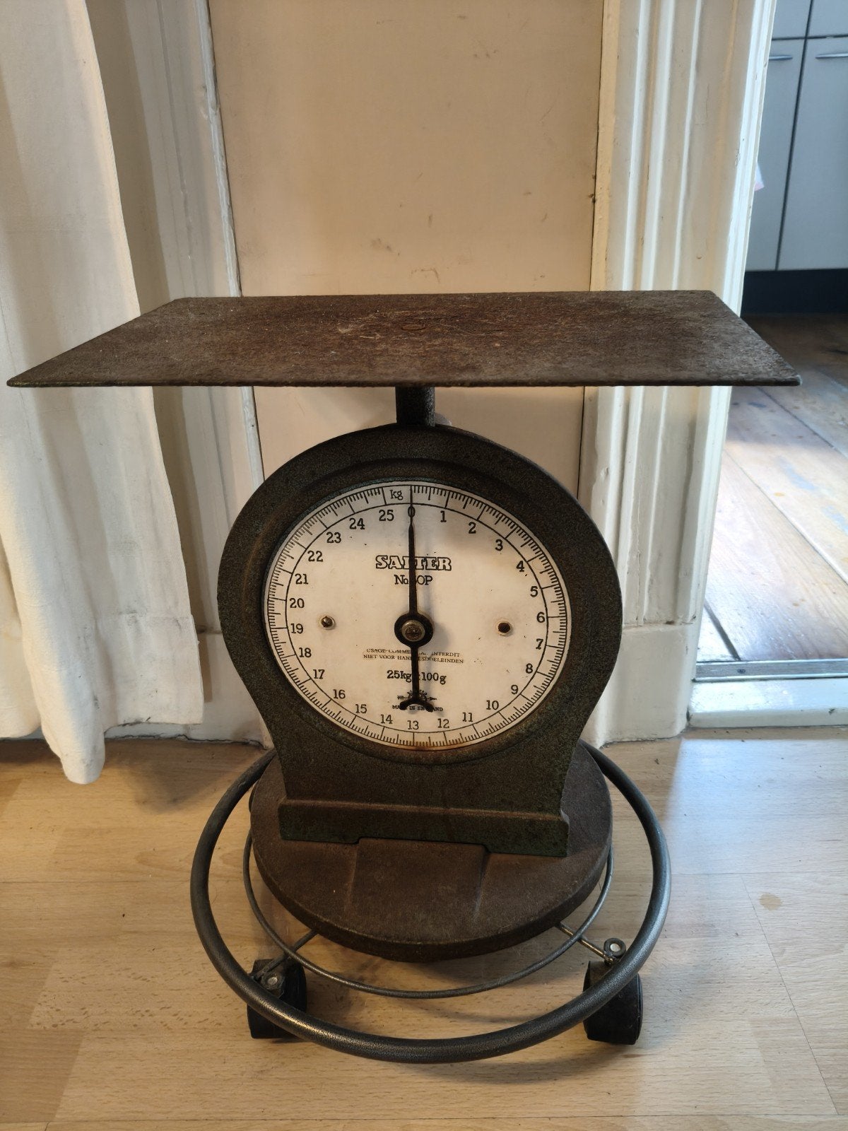 Antieke Salter Weegschaal - Vintage Keukenweegschaal 25kg, Ophalen