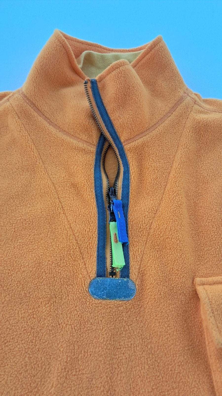 G-Star Industries Fleece Pullover Maat L  y2k Vintage, Maat 52/54 (L), G-STAR RAW, Oranje, Ophalen of Verzenden