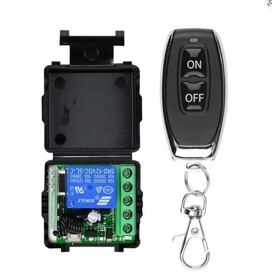 433 MHz 12 Volt Schakelset (Handzender en Ontvanger) 12 Volt, Hobby en Vrije tijd, Elektronica-componenten, Ophalen of Verzenden