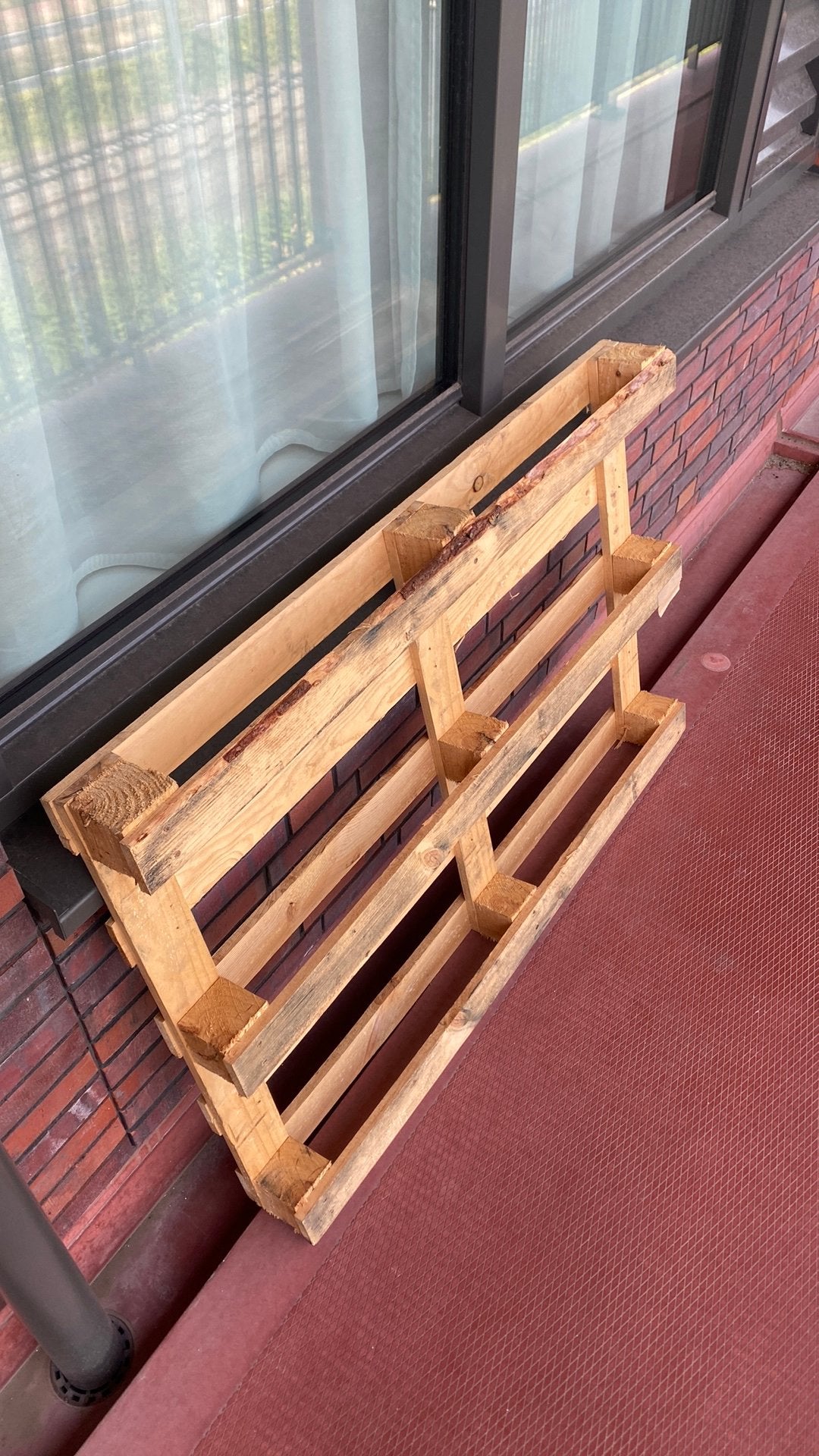 Houten pallet, Ophalen, Zo goed als nieuw, 50 mm of meer, Minder dan 200 cm