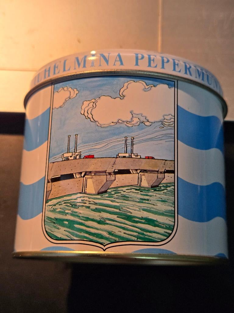 Blik van Wilhelmina Pepermunt Zeeland (1953–2003, Ophalen, Gebruikt, Overige, Overige merken