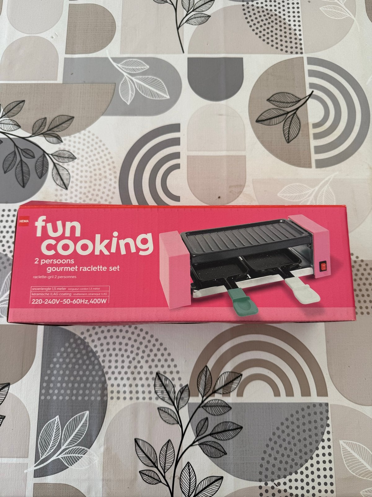Nieuw NEMA 2-persoons gourmet/raclette set, Ophalen, Nieuw, Minder dan 4 personen