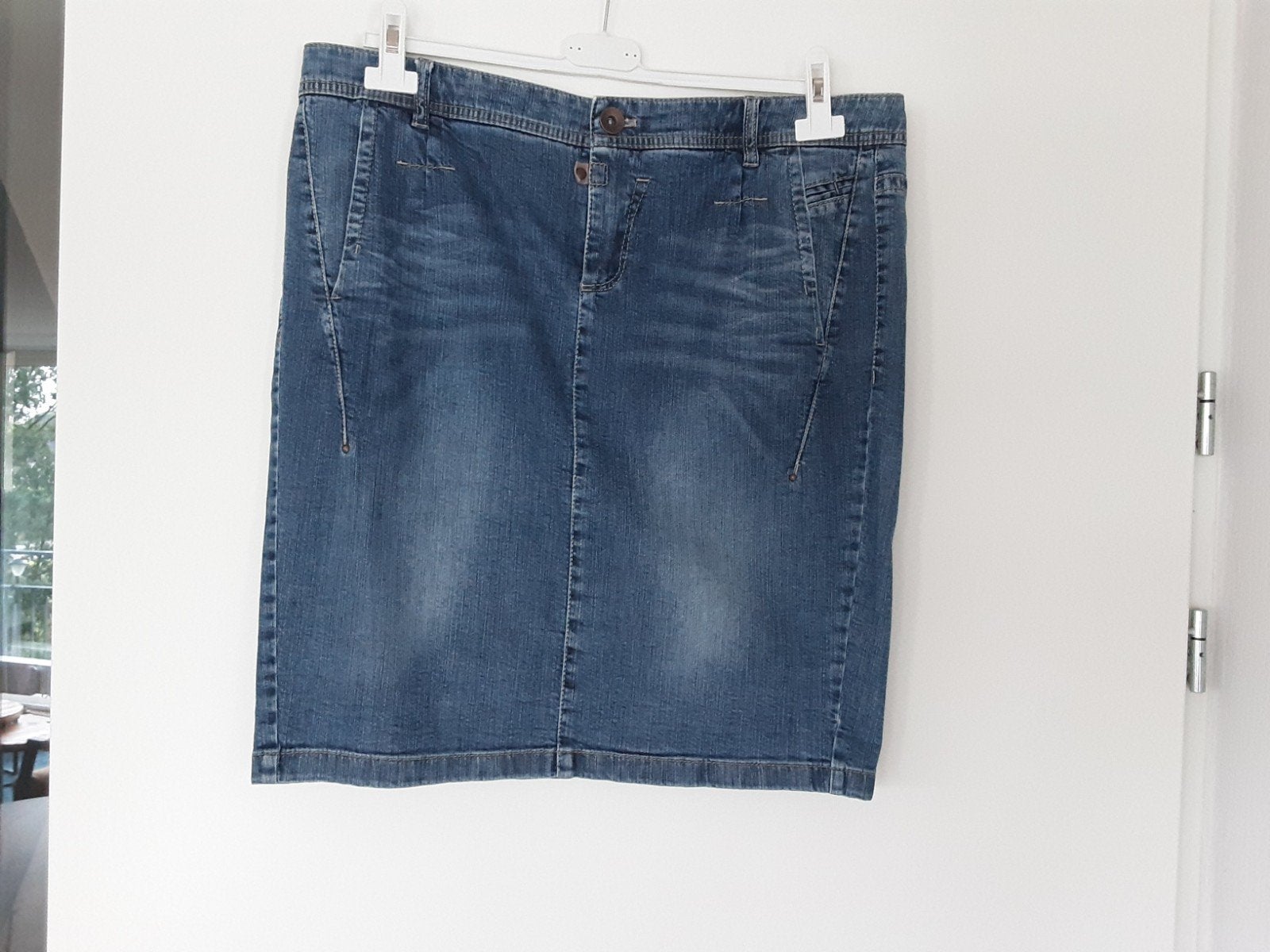 Dames spijkerrokje., Kleding | Dames, Blauw, Maat 42/44 (L), Ophalen of Verzenden, Gedragen