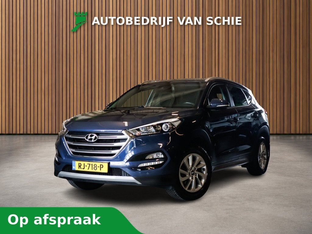 Hyundai Tucson 1.6 GDi Comfort Keurig-Onderh BOVAG-Garantie, Auto's, Keurmerk '100% Onderhouden', 12 maanden, Stof, Gebruikt