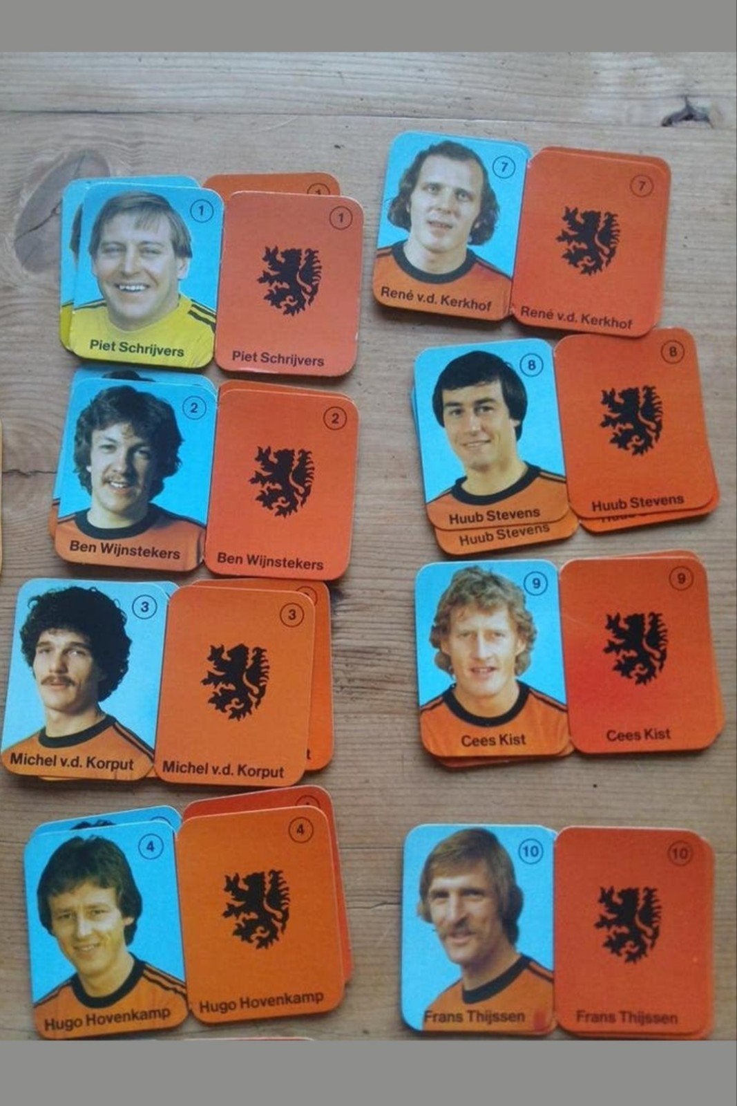 EK 1980 Oranje Domino, Ophalen of Verzenden, Poster, Plaatje of Sticker
