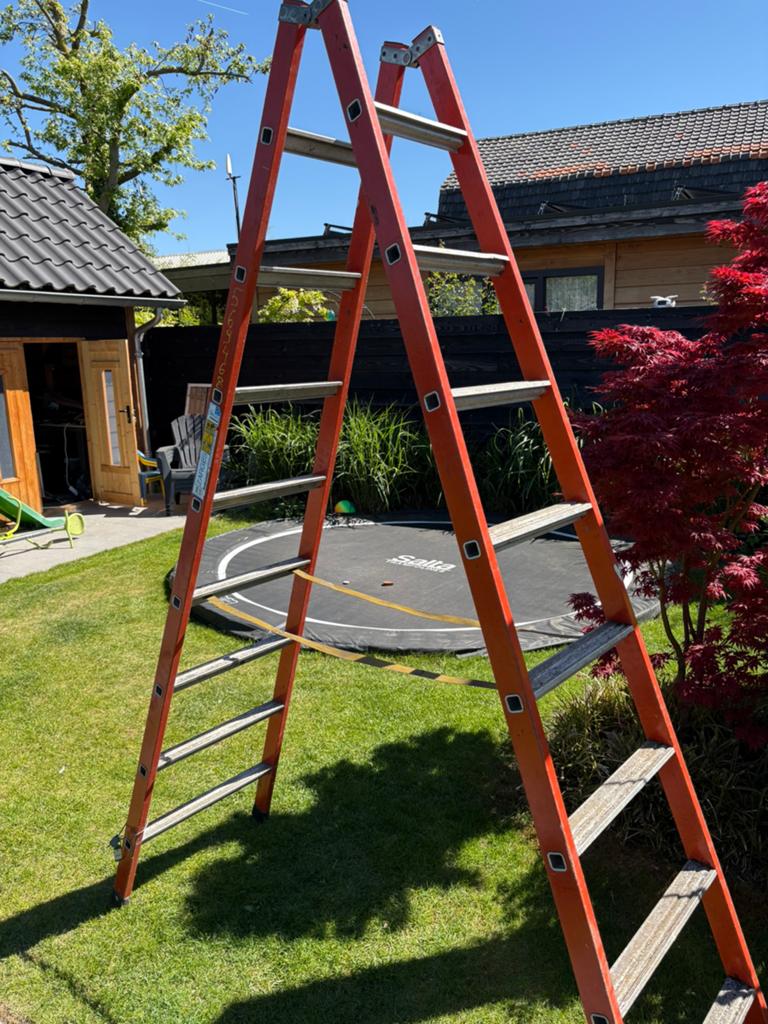 Zarges trap en hymer ladder, Ophalen, Gebruikt, 4 meter of meer