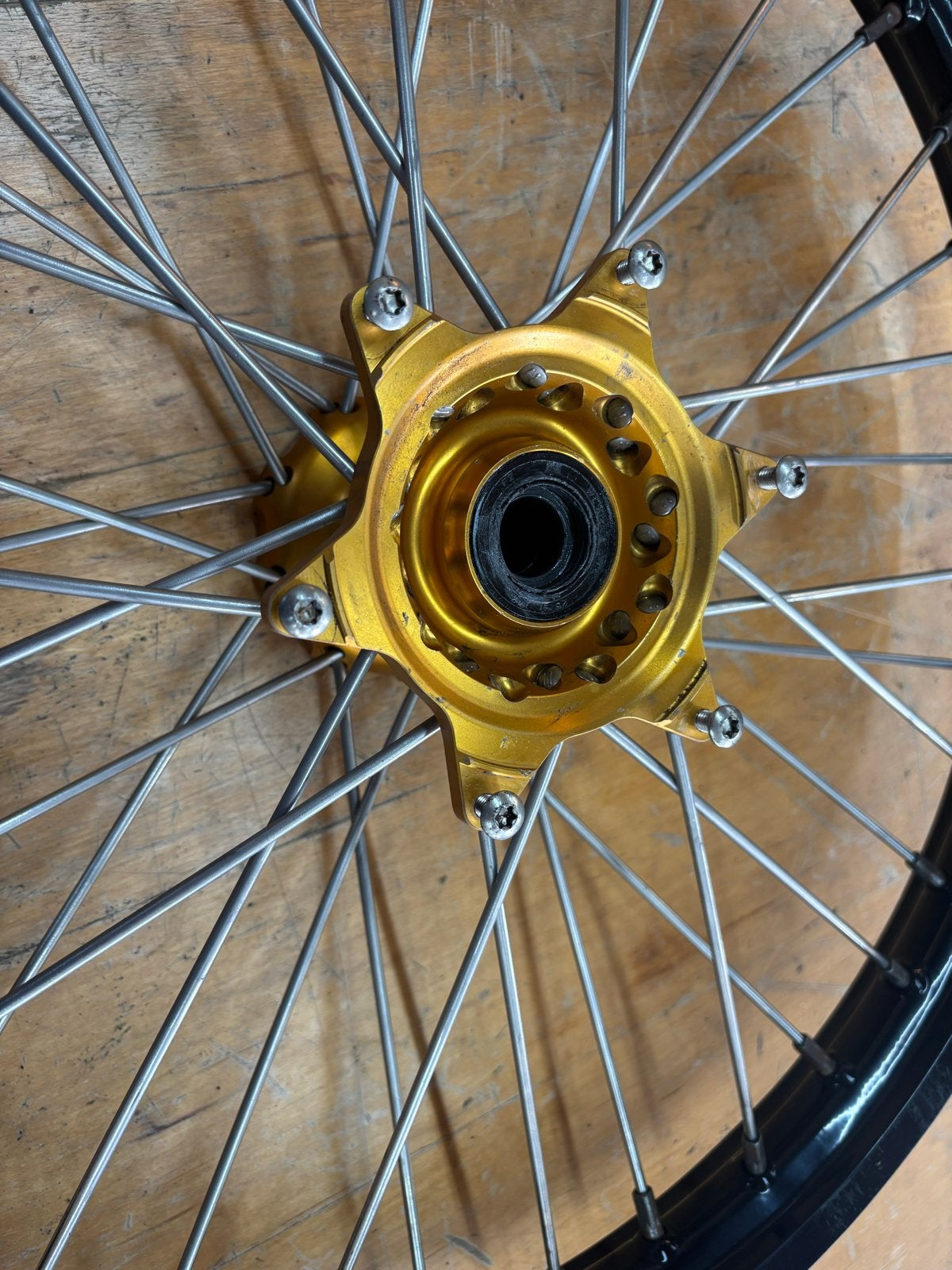 Haan velg Yamaha YZ 450 21 inch met nieuwe lagers, Motoren, Ophalen of Verzenden, Gebruikt