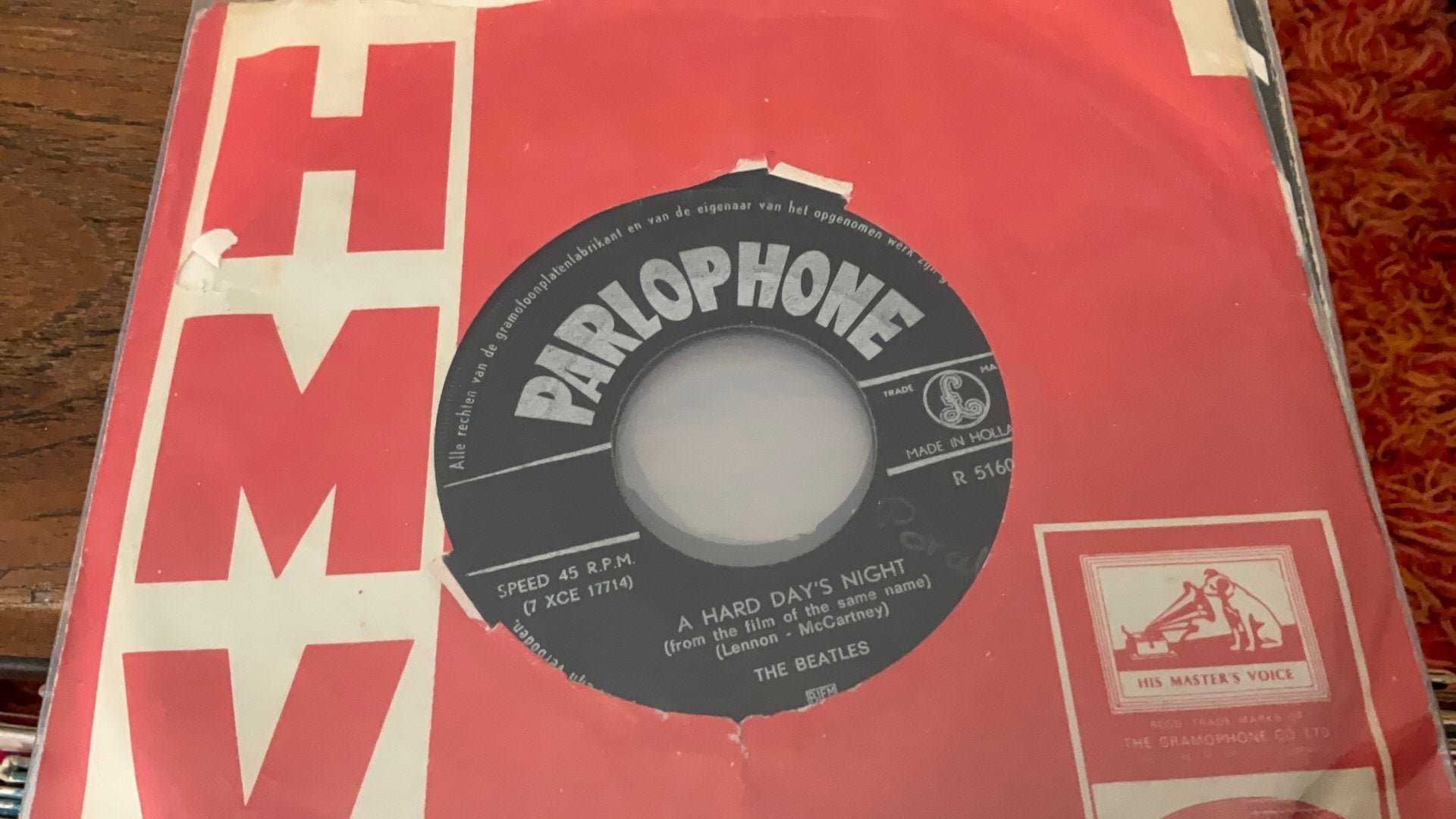 The Beatles. A hard day’s night, Ophalen of Verzenden, Zo goed als nieuw, Pop