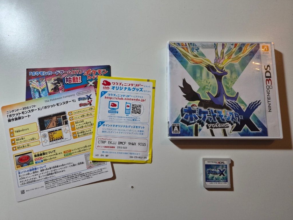 Pokémon X Nintendo 3DS – Japanse versie compleet, Gebruikt, Verzenden, 1 speler, Role Playing Game (Rpg)