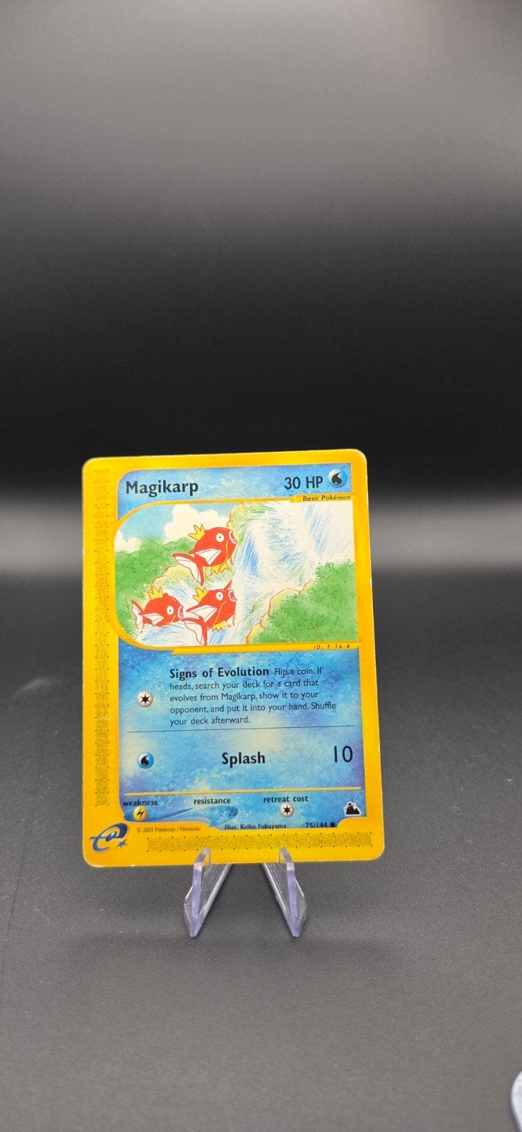 Magikarp Vintage 75/144 GD, Ophalen of Verzenden, Zo goed als nieuw, Losse kaart