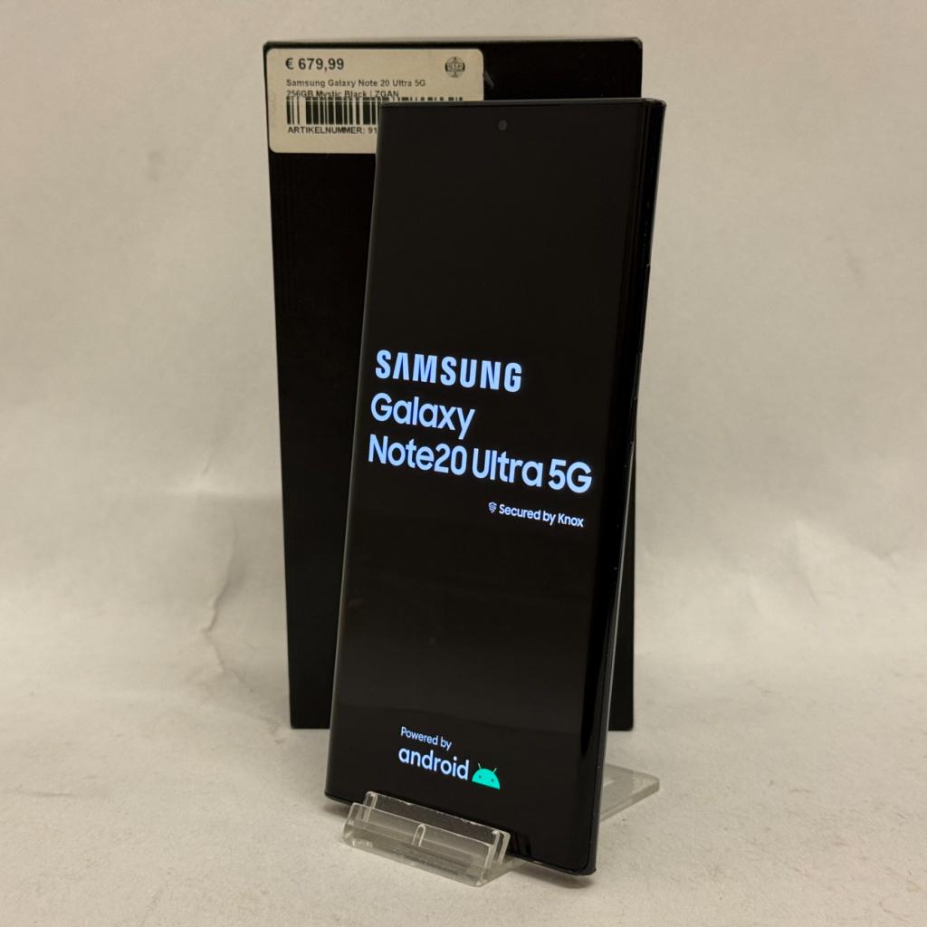 Samsung Galaxy Note 20 Ultra 256GB Mystic Black, Telecommunicatie, Mobiele telefoons | Samsung, Samsung, Zo goed als nieuw, Support@Samsung.com