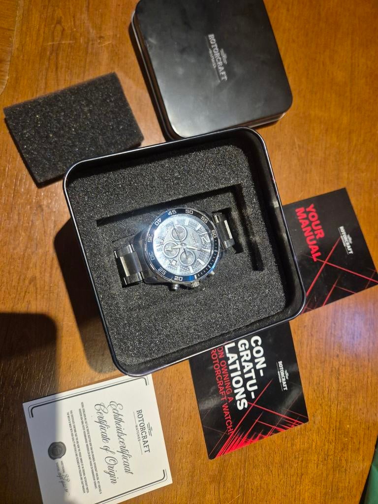 Rotorcraft Fierce Herenhorloge - Zo goed als nieuw, Ophalen of Verzenden