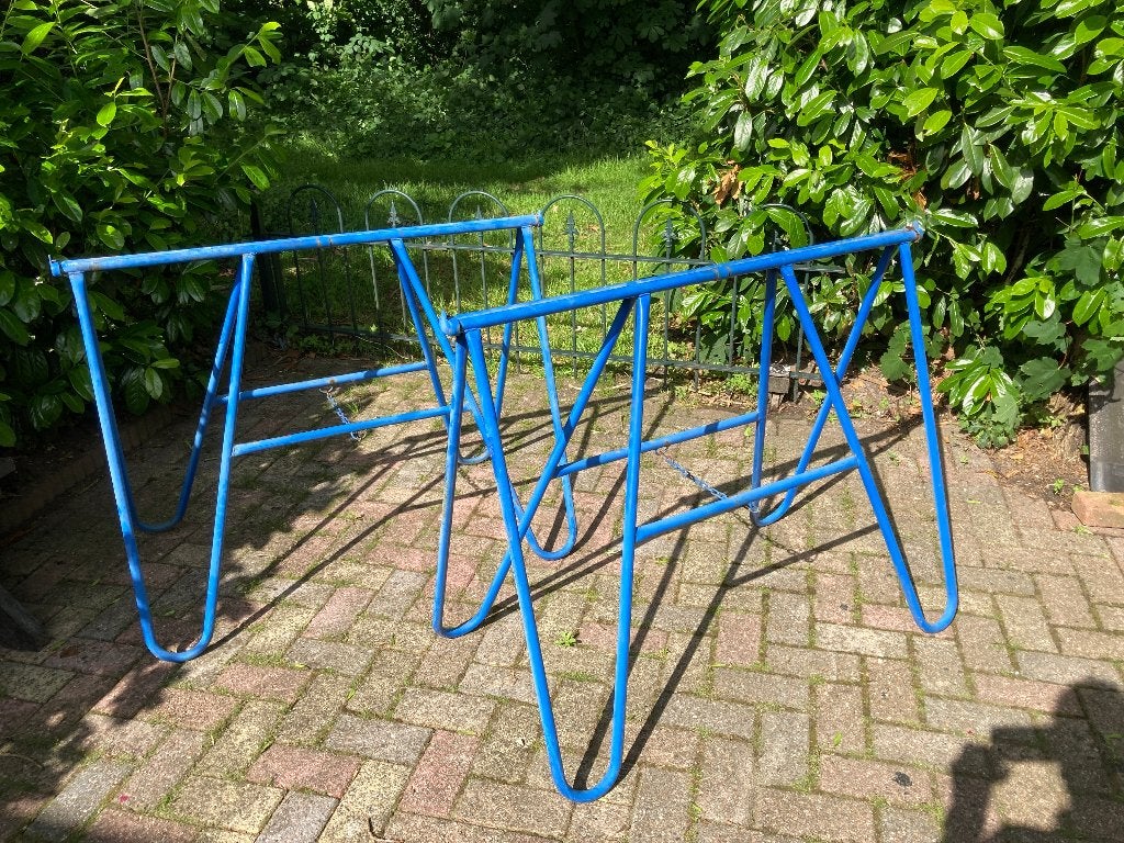 Schragen 3x, Ophalen, Zo goed als nieuw, 70 tot 120 cm, Inklapbaar