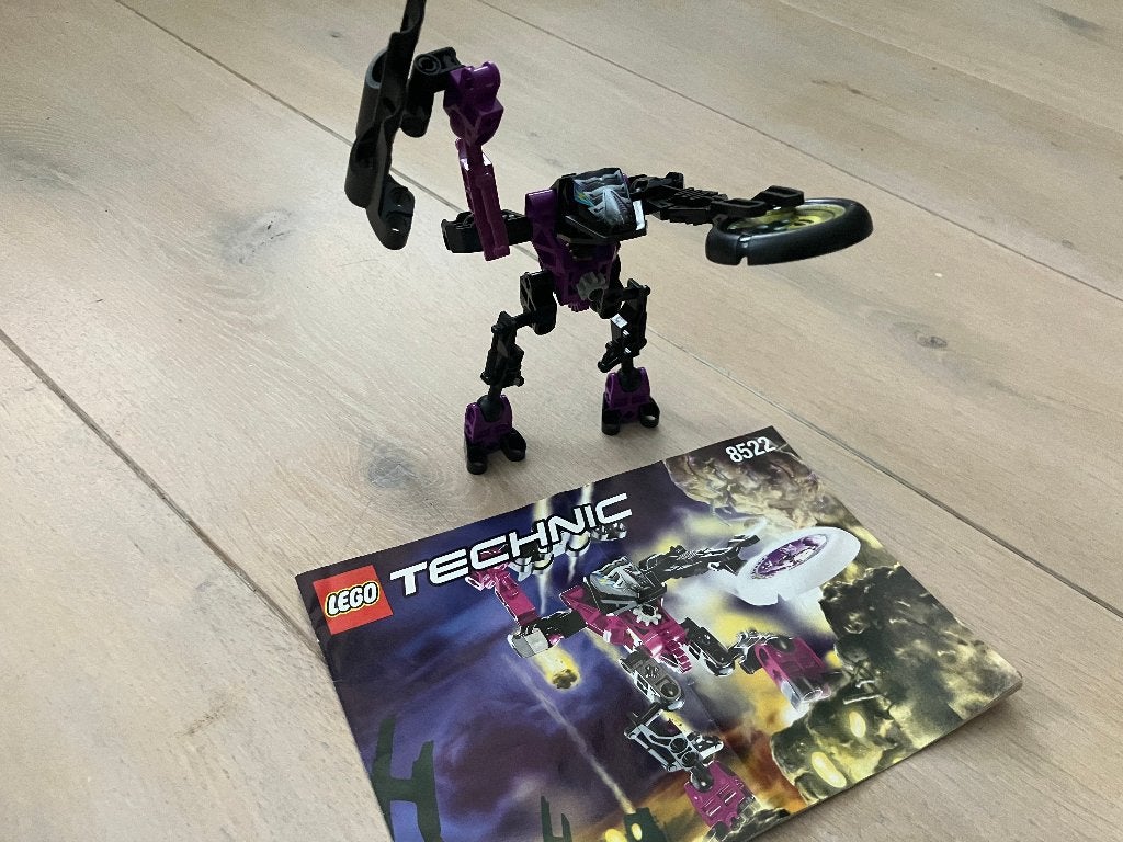 Lego Technic 8522 Bionicle - Gebruikt met instructies, Gebruikt, Bionicle, Lego, Inclusief instructies
