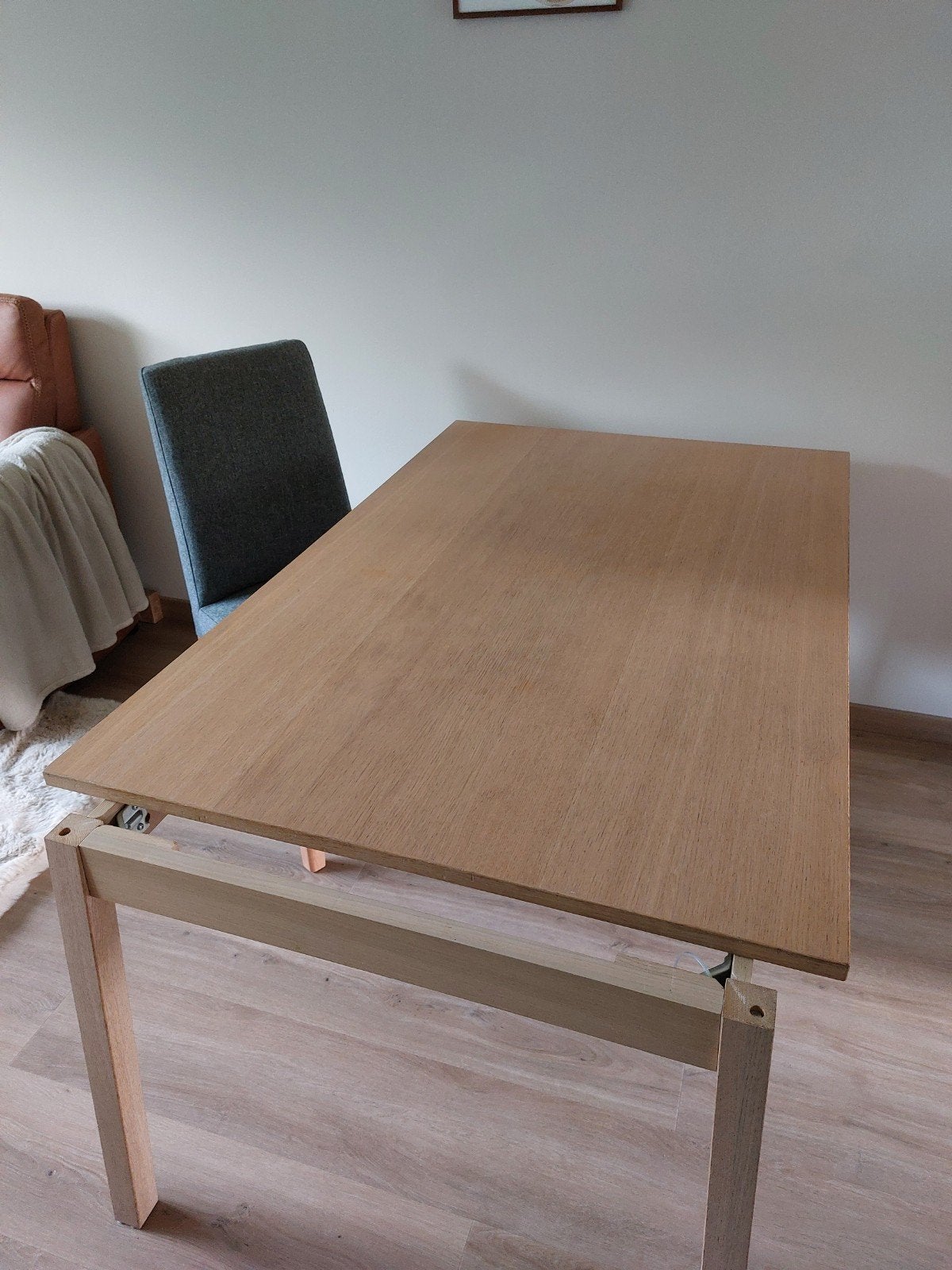 Eetkamertafel IKEA Tranetorp uitschuifbaar met 4 stoelen., Ophalen, Gebruikt, 100 tot 150 cm, Modern, Scandinavisch