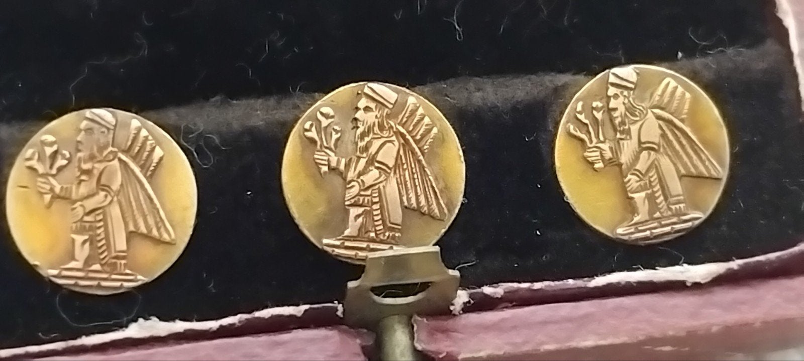 Zeldzame 18K Gouden Manchetknopen - Museum Waardig, Sieraden, Tassen en Uiterlijk, Manchetknopen, Ophalen of Verzenden, Gebruikt