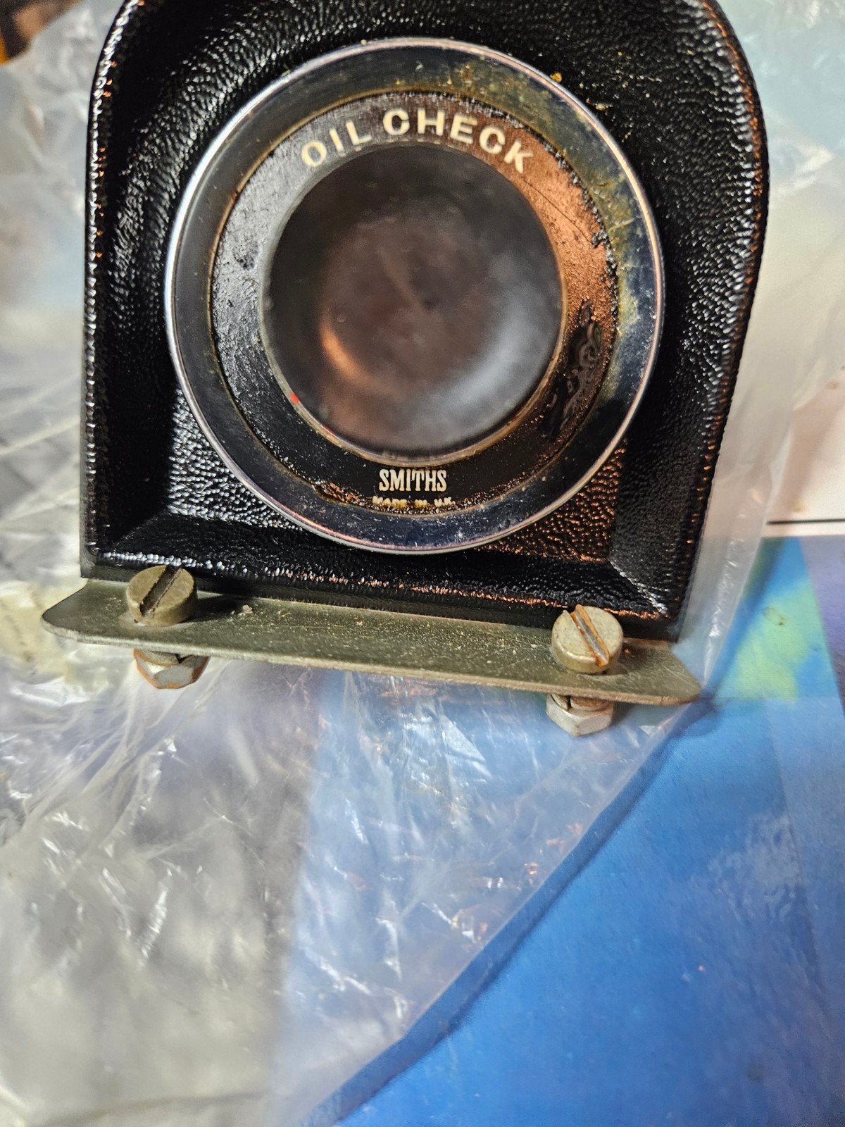 Vintage Smiths 'Oil Check' meter - Klassiek auto-onderdeel, Ophalen of Verzenden, Gebruikt, Oldtimer onderdelen
