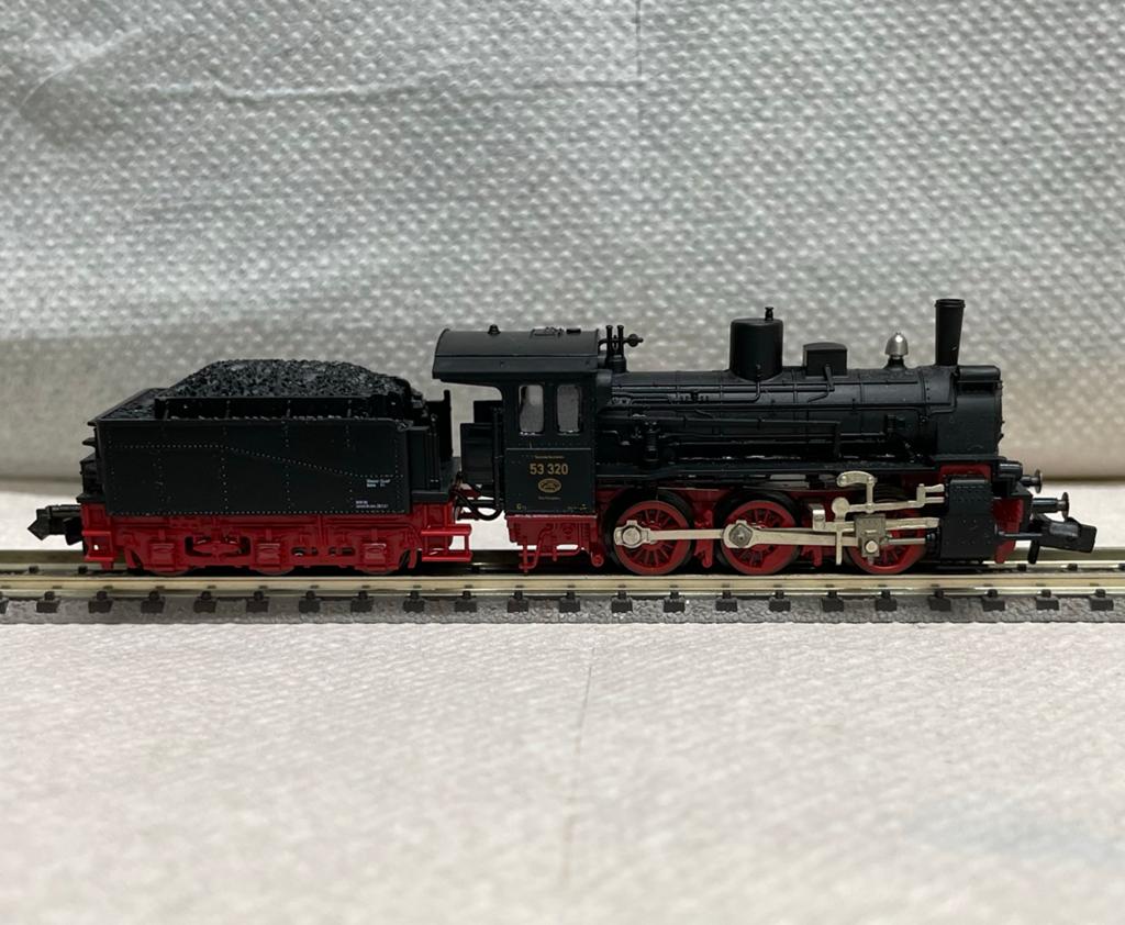 Fleischmann Piccolo Stoomlocomotief 53 320 N-spoor, Hobby en Vrije tijd, Modeltreinen | N-Spoor, Gebruikt, Fleischmann, Ophalen of Verzenden