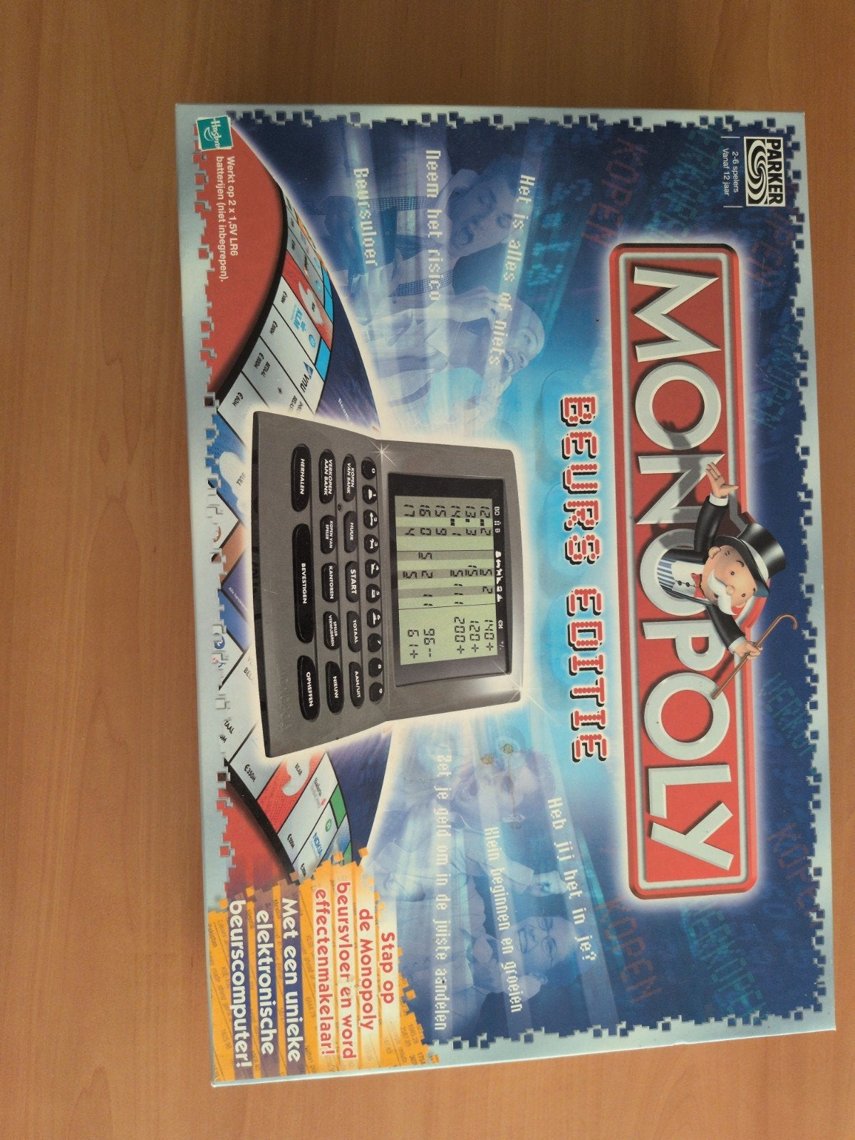 Monopoly Beurs Editie -met elektronische beurs pc, Drie of vier spelers, Ophalen of Verzenden, Zo goed als nieuw, Parker