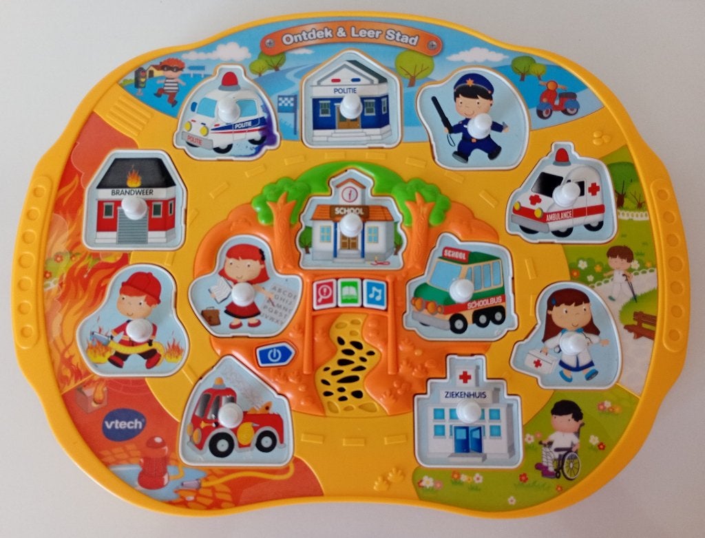 Vtech ontdek & leerstad, Ophalen of Verzenden, Zo goed als nieuw, 6 maanden tot 2 jaar