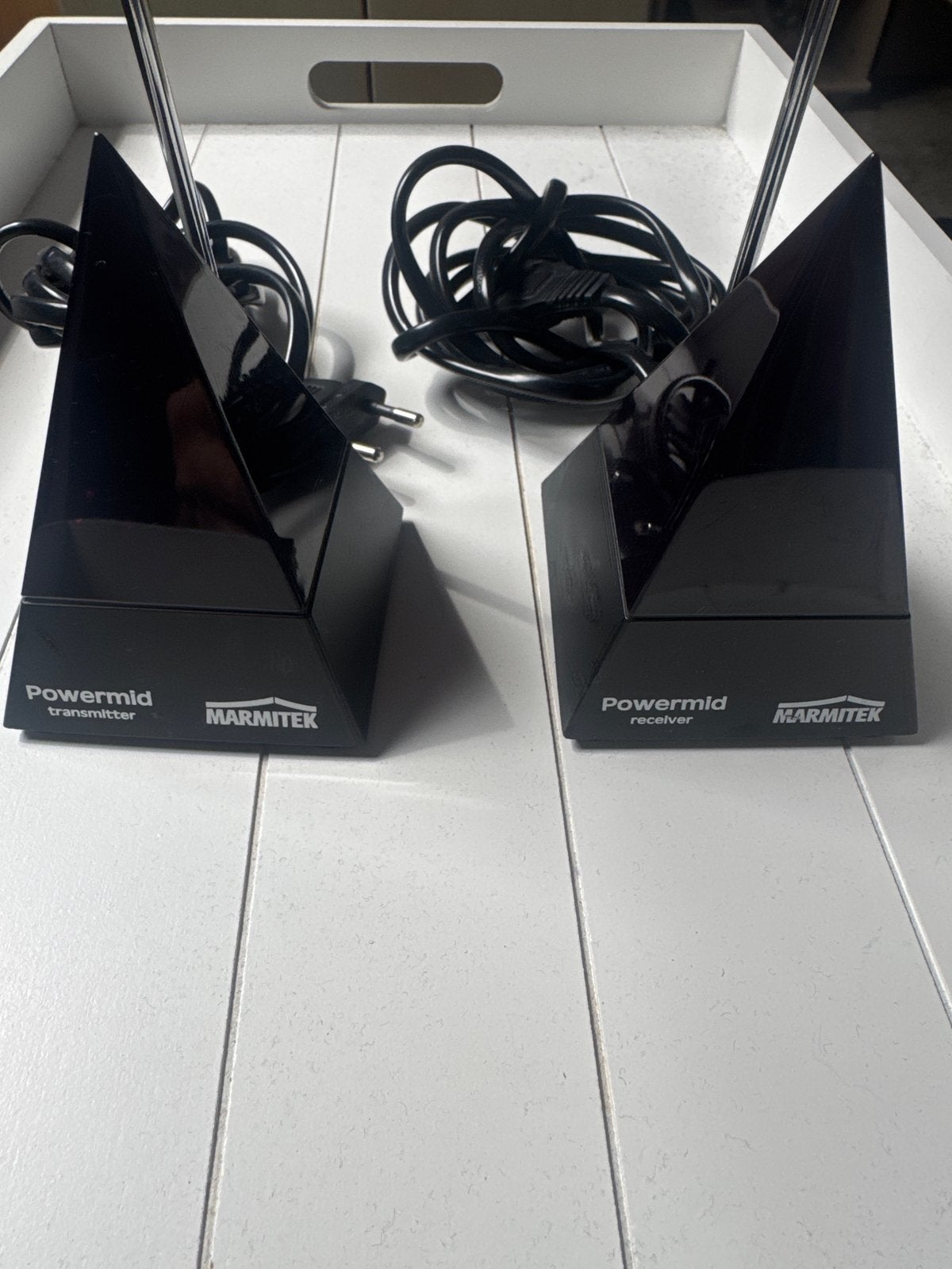 Marmitek Powermid Draadloze AV-zender en ontvanger, Audio, Tv en Foto, Professionele Audio-, Tv- en Video-apparatuur, Gebruikt