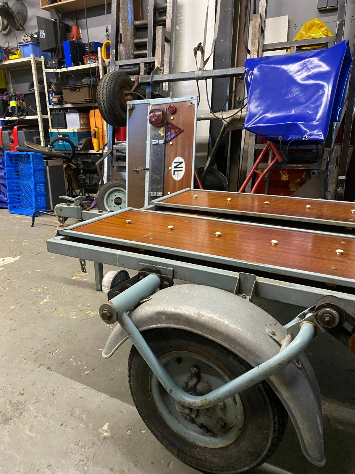 Ermeca R40 Aanhangwagen - Made in France, Ophalen, Opvouwbaar