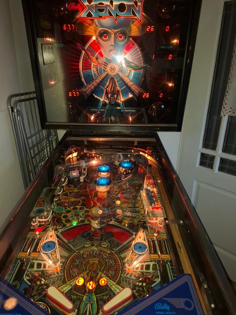 iconische Bally Xenon flipperkast uit 1980., Verzamelen, Ophalen of Verzenden, Zo goed als nieuw, Flipperkast, Bally