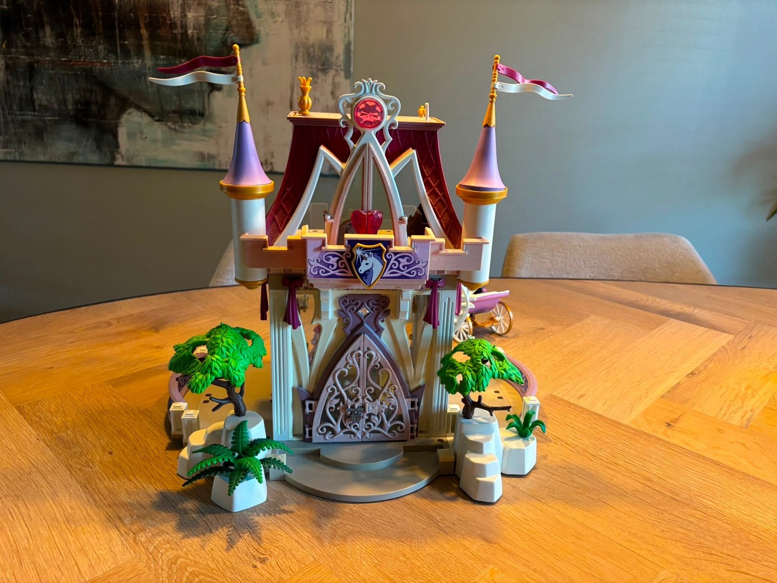 Playmobil Prinsessenkasteel met extra koets en figuren, Ophalen, Complete set, Zo goed als nieuw, Kasteel/Fort