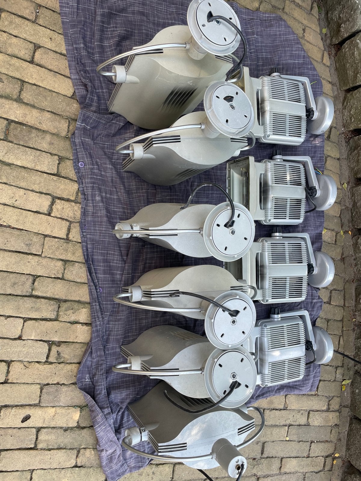 10x Porsche Design lampen, 2 soorten, Overige merken, Gebruikt, Grijs, Modern
