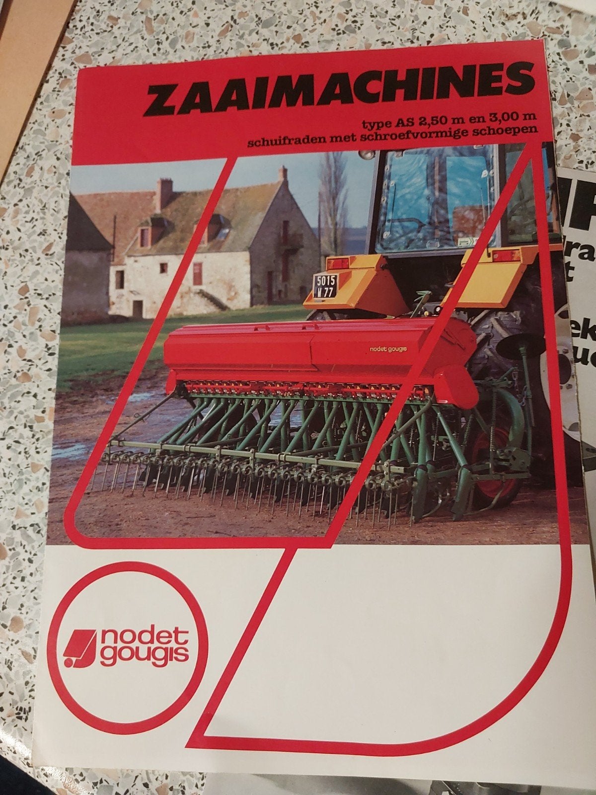Nodet Gougis Zaaimachines Catalogus, Ophalen of Verzenden, Gelezen, Nodet Gougis, Catalogus