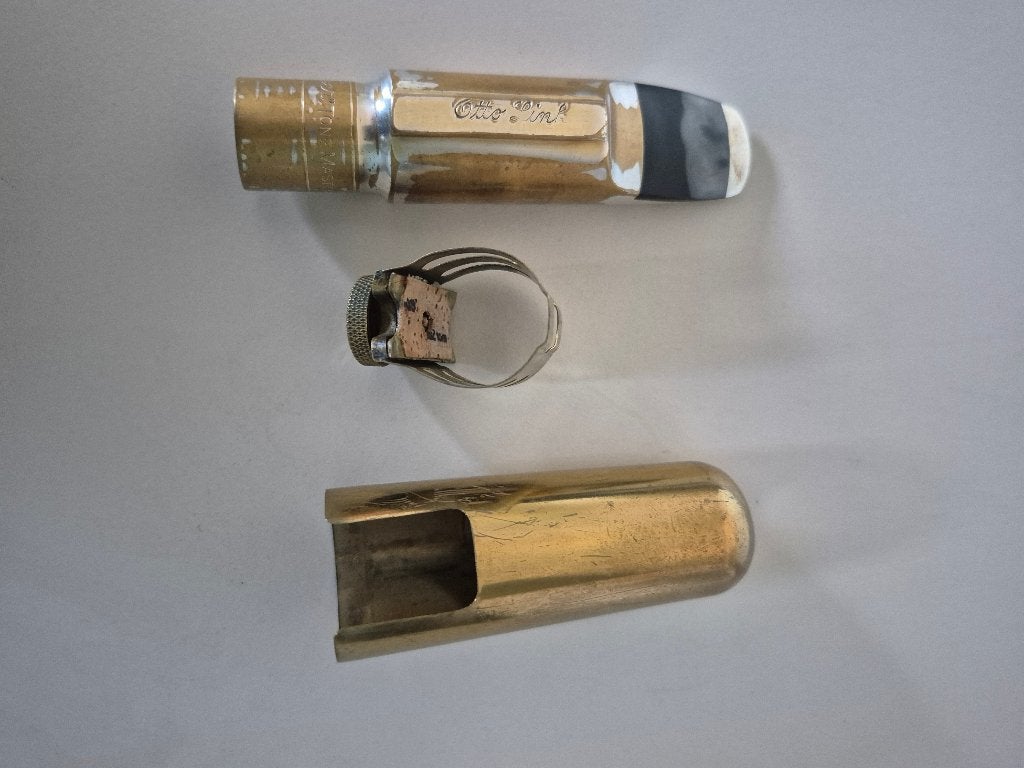 Otto link Early Babbit mondstuk tenor, Ophalen of Verzenden, Gebruikt, Tenor