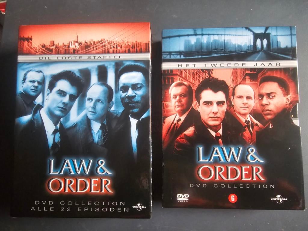 Law & Order DVD Collectie - Seizoen 1 & 2, Cd's en Dvd's, Dvd's | Tv en Series, Boxset, Drama, Ophalen of Verzenden, Zo goed als nieuw