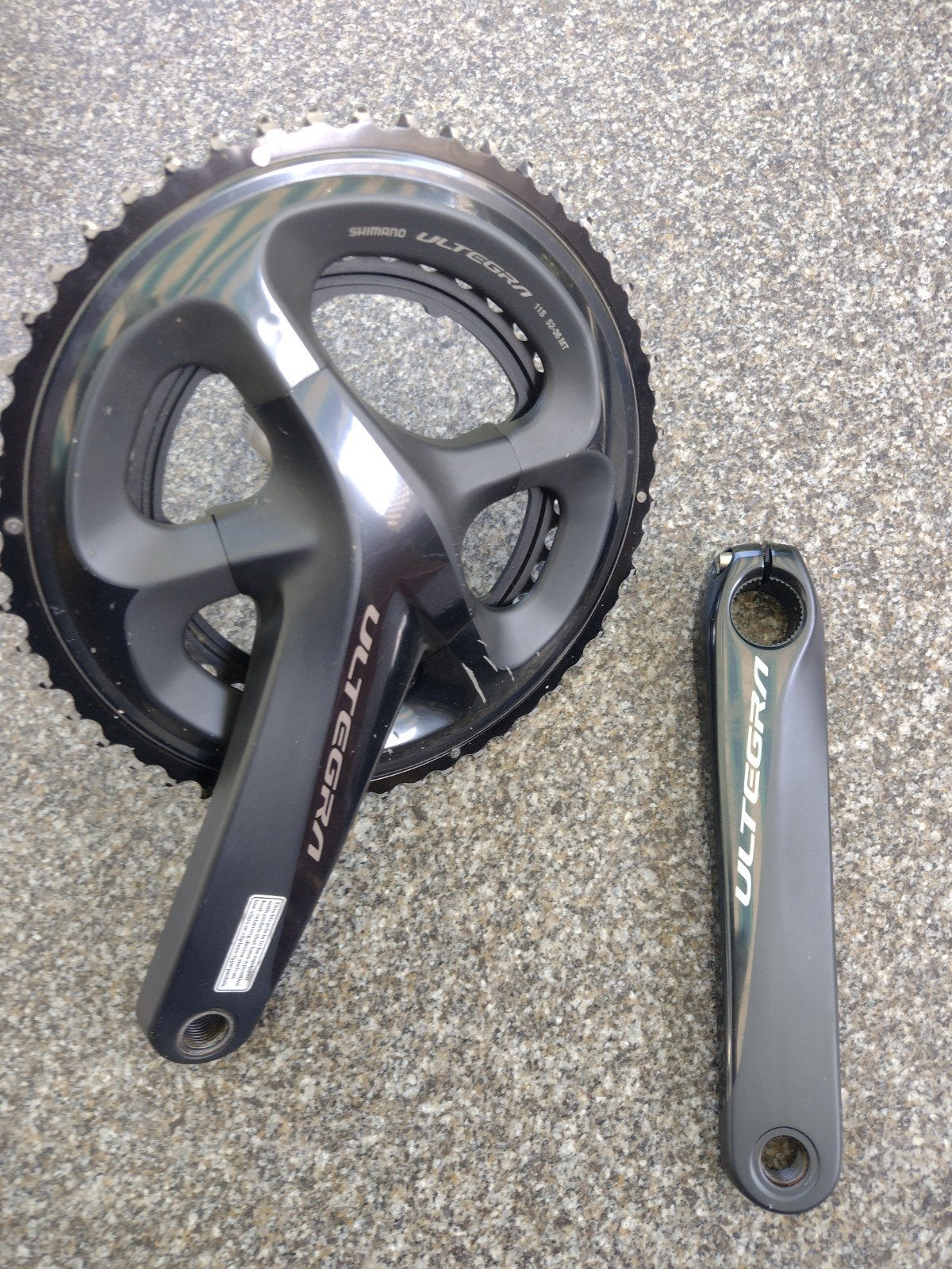 Shimano ultegra 11S 52-36 MT compleet, Fietsen en Brommers, Fietsonderdelen, Crankstel of Pedalen, Nieuw, Ophalen of Verzenden