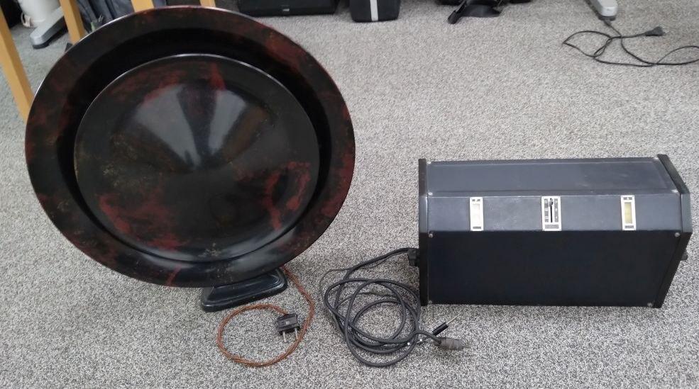 Philips 2514 radio van 1928 met 2007 luidspreker. Gaaf!, Antiek en Kunst, Ophalen of Verzenden