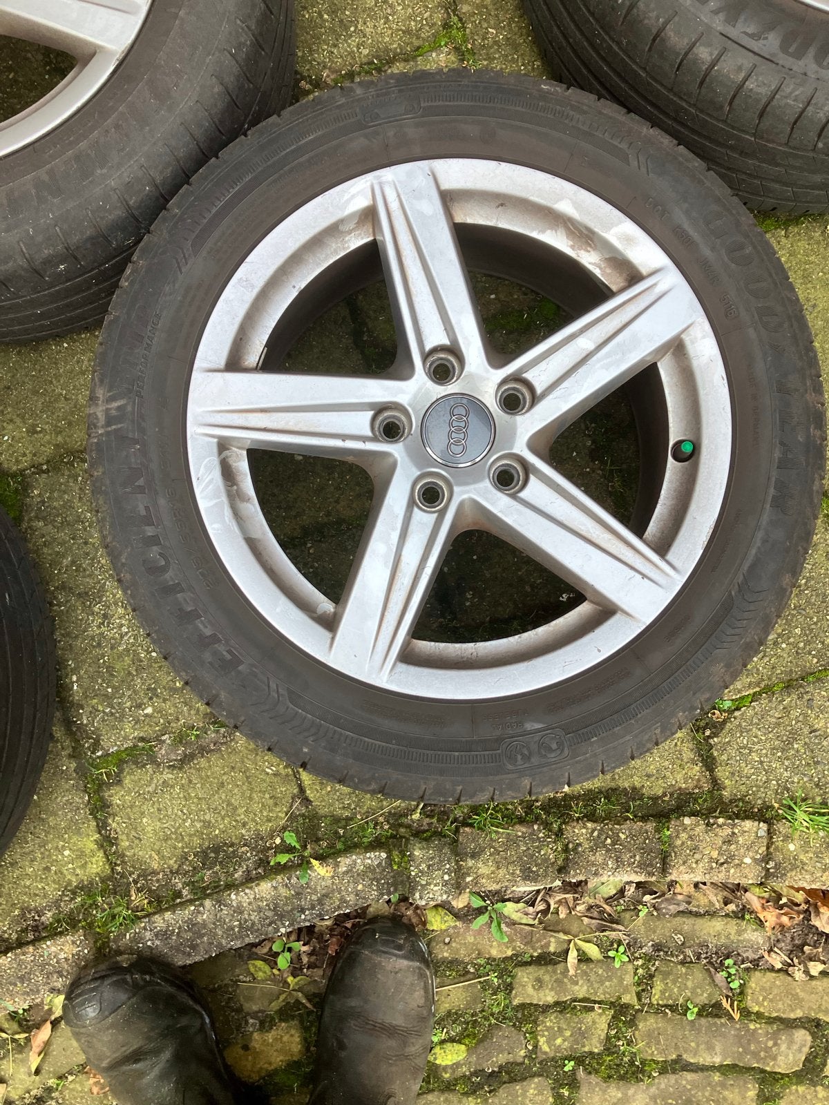 Audi velgen A3  205/55 R16, Auto-onderdelen, Banden en Velgen, Ophalen, Gebruikt, 16 inch, Banden en Velgen