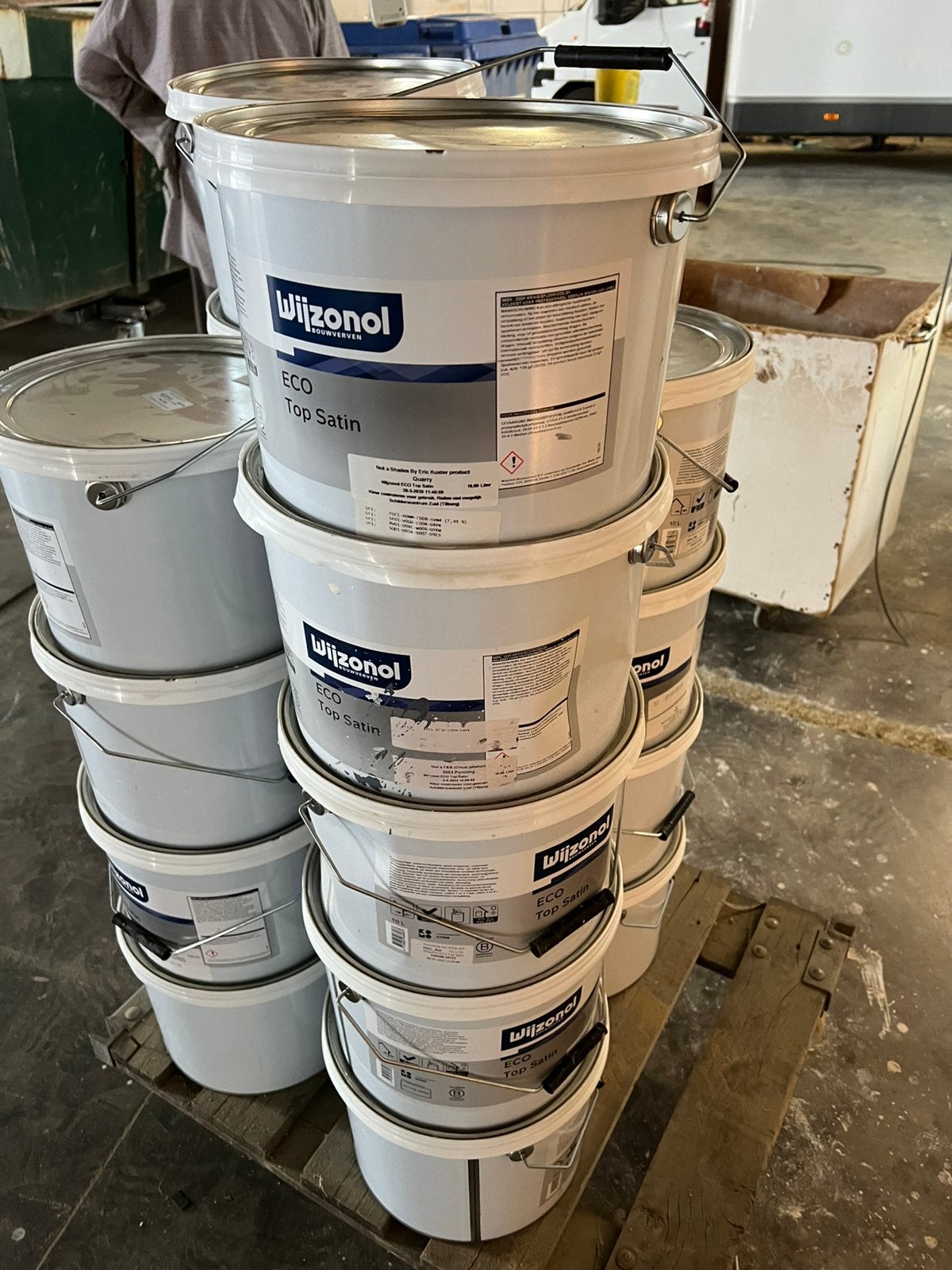 Verf, Ophalen, 5 tot 10 liter, Wit, Nieuw
