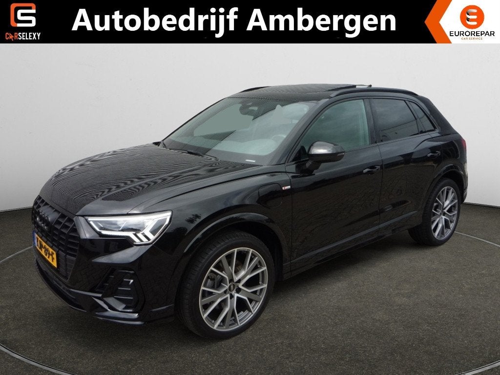 Audi Q3 45 TFSI-e S-Edition Pano S-line Keyless Géén Aflev, Automaat, Gebruikt, Euro 6, Zwart